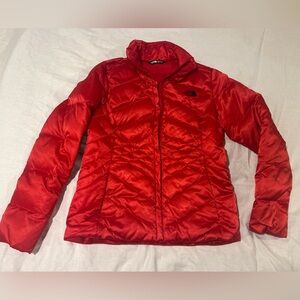 The North Face Red Women's Jacket Goose Down Very Warm